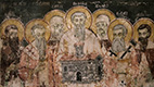 artist depiction of a the byzantine saints